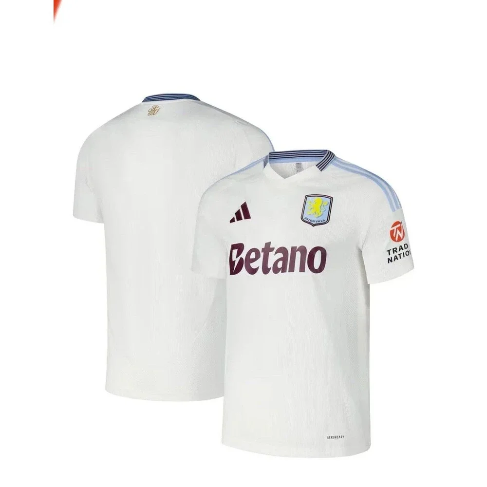Adidas Aston Villa Away Football Soccer Jersey 24/25 Mens Medium KA6896 210 NEW
